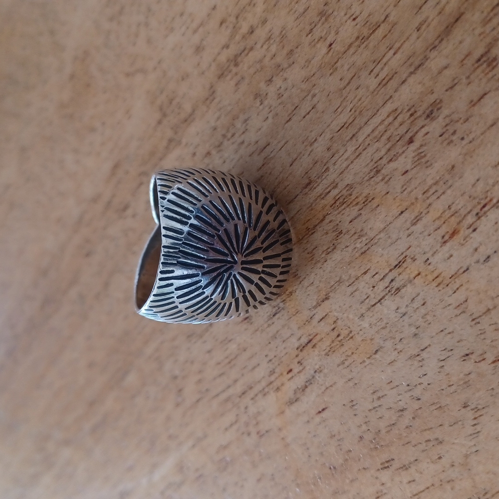 Sterling silver band ring